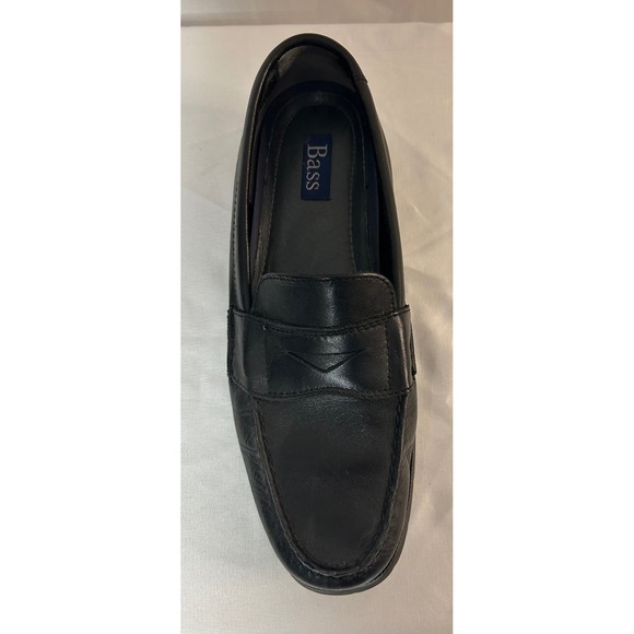 Bass Monroe II Mens Black Leather Penny Loafers Dress Shoes 11M 1229-001 main image 10